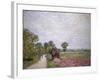 Country Road Near Moret, 1885-Alfred Sisley-Framed Giclee Print