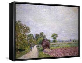 Country Road Near Moret, 1885-Alfred Sisley-Framed Stretched Canvas