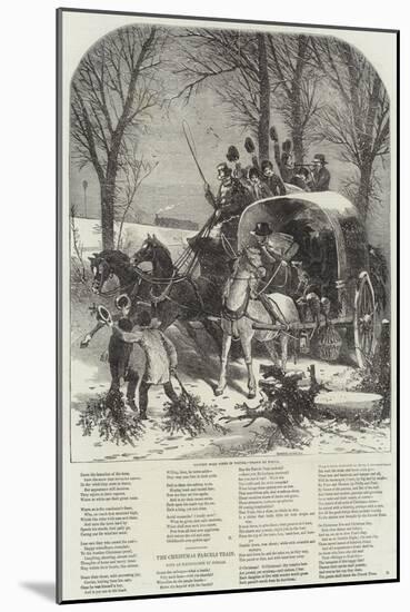 Country Road Scene in Winter-Myles Birket Foster-Mounted Giclee Print
