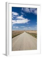 Country Road, Strasburg, North Dakota, USA-Walter Bibikow-Framed Photographic Print