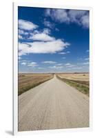 Country Road, Strasburg, North Dakota, USA-Walter Bibikow-Framed Photographic Print