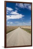 Country Road, Strasburg, North Dakota, USA-Walter Bibikow-Framed Photographic Print