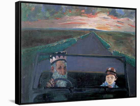 Country Road, Take Me Home-Zhang Yong Xu-Framed Stretched Canvas