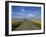 Country Road Through Fields in Fenland Near Peterborough, Cambridgeshire, England, United Kingdom-Lee Frost-Framed Photographic Print