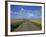 Country Road Through Fields in Fenland Near Peterborough, Cambridgeshire, England, United Kingdom-Lee Frost-Framed Photographic Print