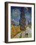 Country Road with Cypress and Star, 1890-Vincent van Gogh-Framed Giclee Print