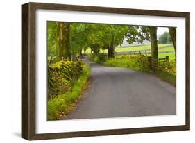 Country Road, Yorkshire Dales National Park, Yorkshire, England, United Kingdom, Europe-Miles Ertman-Framed Photographic Print