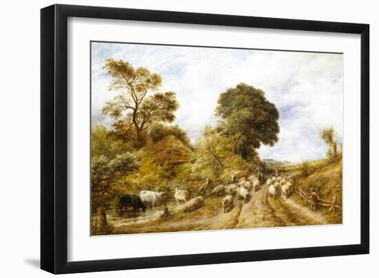 Country Road-John Linnell-Framed Giclee Print