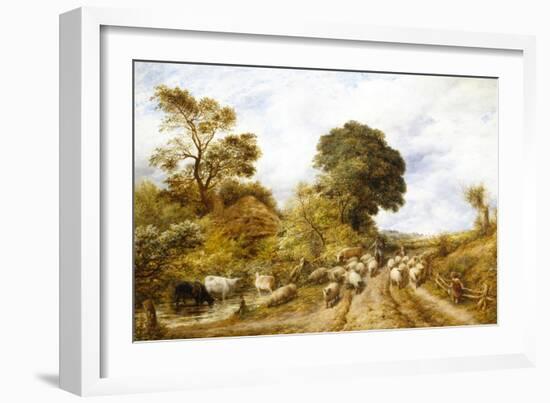 Country Road-John Linnell-Framed Giclee Print