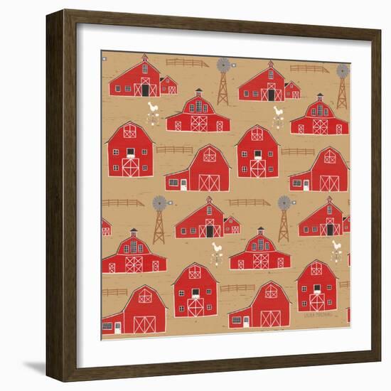 Country Roads Step 03B-Laura Marshall-Framed Art Print