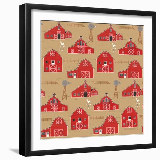 Country Roads Step 03B-Laura Marshall-Framed Art Print