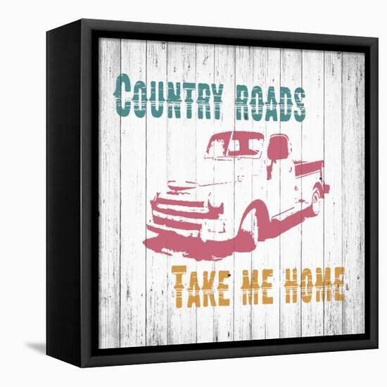 Country Roads-Alicia Soave-Framed Stretched Canvas