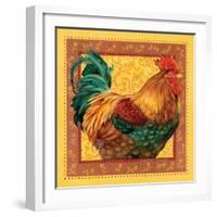 Country Rooster I-Gwendolyn Babbitt-Framed Art Print