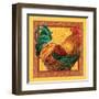 Country Rooster I-Gwendolyn Babbitt-Framed Art Print