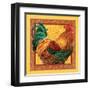 Country Rooster I-Gwendolyn Babbitt-Framed Art Print