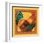 Country Rooster I-Gwendolyn Babbitt-Framed Art Print