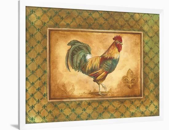 Country Rooster I-Gregory Gorham-Framed Art Print