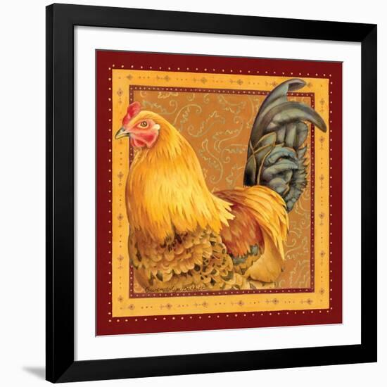 Country Rooster II-Gwendolyn Babbitt-Framed Art Print