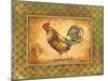 Country Rooster II-Gregory Gorham-Mounted Premium Giclee Print