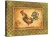 Country Rooster II-Gregory Gorham-Stretched Canvas