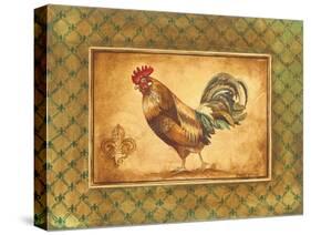Country Rooster II-Gregory Gorham-Stretched Canvas