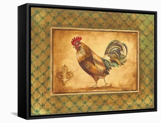 Country Rooster II-Gregory Gorham-Framed Stretched Canvas