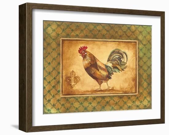 Country Rooster II-Gregory Gorham-Framed Art Print