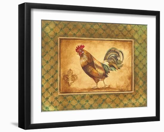 Country Rooster II-Gregory Gorham-Framed Art Print