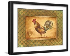 Country Rooster II-Gregory Gorham-Framed Art Print