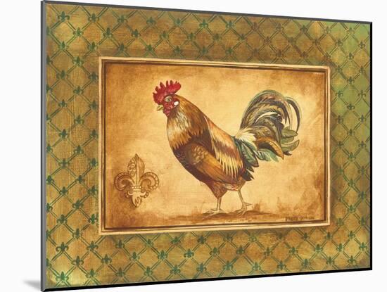 Country Rooster II-Gregory Gorham-Mounted Art Print