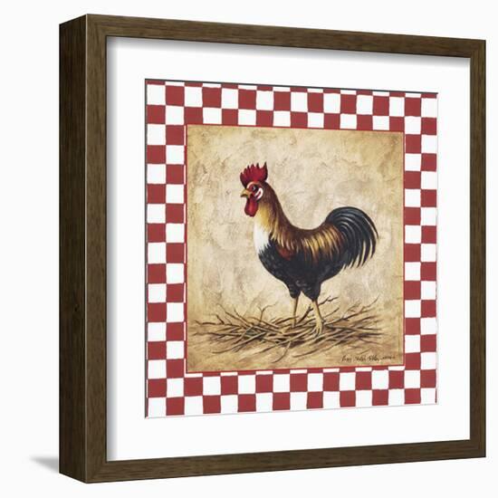 Country Rooster-unknown Sibley-Framed Art Print