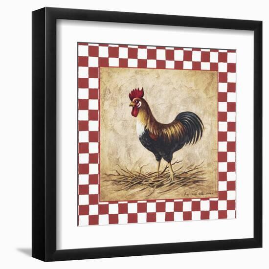 Country Rooster-unknown Sibley-Framed Art Print