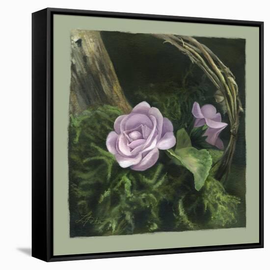 Country Rose-Art and a Little Magic-Framed Stretched Canvas