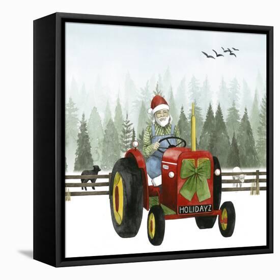 Country Santa I-Grace Popp-Framed Stretched Canvas