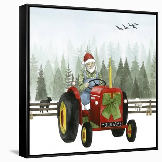Country Santa I-Grace Popp-Framed Stretched Canvas