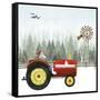 Country Santa II-Grace Popp-Framed Stretched Canvas