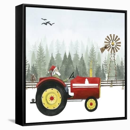 Country Santa II-Grace Popp-Framed Stretched Canvas