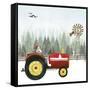 Country Santa II-Grace Popp-Framed Stretched Canvas