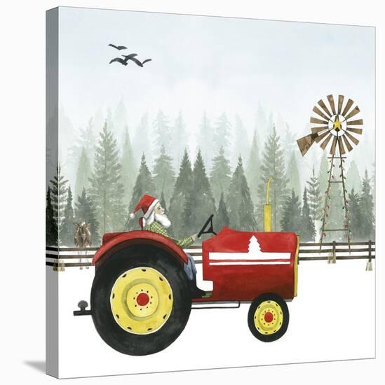 Country Santa II-Grace Popp-Stretched Canvas