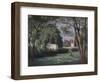 Country Scene with Three Houses and Trees, c.1900-Maximilien Luce-Framed Giclee Print