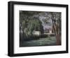 Country Scene with Three Houses and Trees, c.1900-Maximilien Luce-Framed Giclee Print