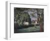 Country Scene with Three Houses and Trees, c.1900-Maximilien Luce-Framed Giclee Print