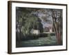 Country Scene with Three Houses and Trees, c.1900-Maximilien Luce-Framed Giclee Print