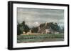 Country Scene, Woman with a Cow (Oil on Canvas)-Jean Baptiste Camille Corot-Framed Premium Giclee Print