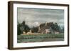 Country Scene, Woman with a Cow (Oil on Canvas)-Jean Baptiste Camille Corot-Framed Giclee Print