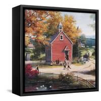 Country School House-unknown Chiu-Framed Stretched Canvas