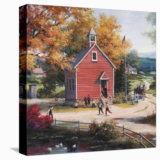 Country School House-unknown Chiu-Stretched Canvas