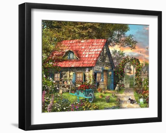 Country Shed-Dominic Davison-Framed Art Print