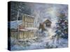 Country Shopping-Nicky Boehme-Stretched Canvas