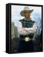 Country Singer Garth Brooks-Dave Allocca-Framed Stretched Canvas